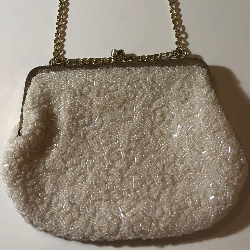 Vintage La Regale Ltd. Beaded Evening Bag – Handmade in Hong Kong - Picture 6 of 15